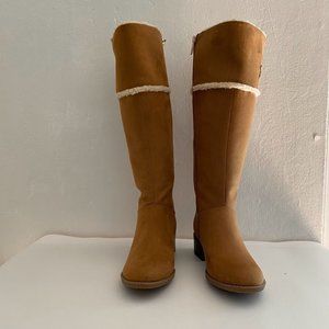 Tommy Hilfiger Sherpa Lined Suede Winter Boots